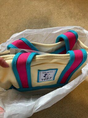 Mickey Mouse Disney Store 1987 Canvas Tote Mini - NEW